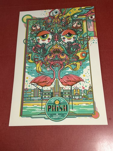 Phish poster miami - 2014, (nye)